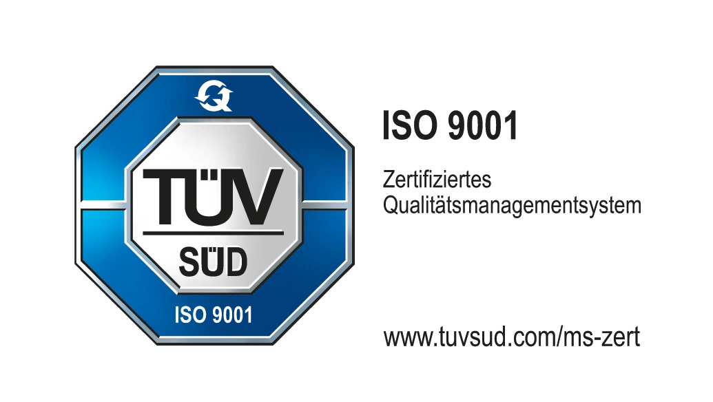 TÜV SÜD ISO 9001 Certificate machCon
